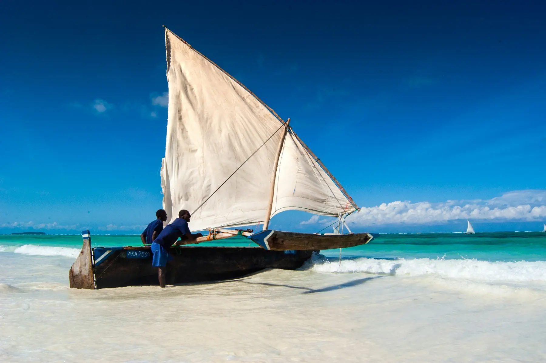 Matemwe Beach facing Mnemba Atoll