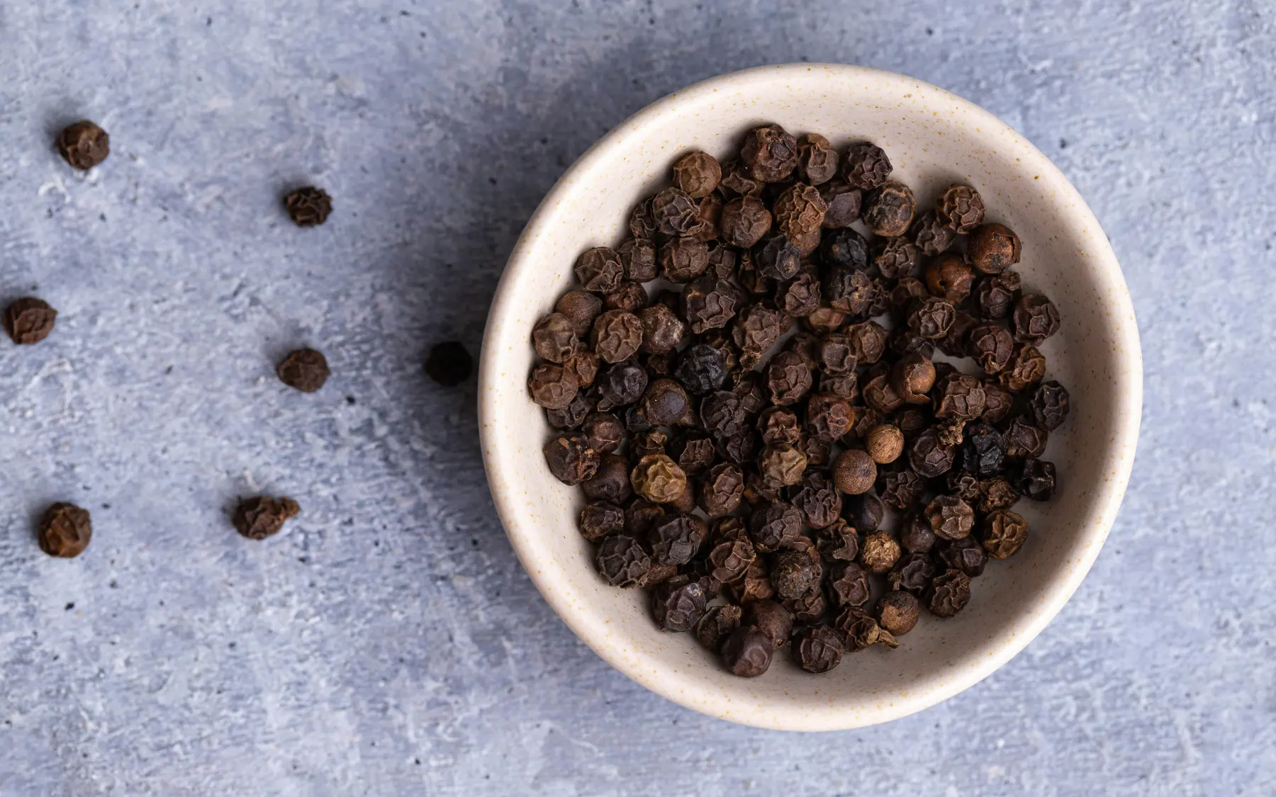 Black peppercorns