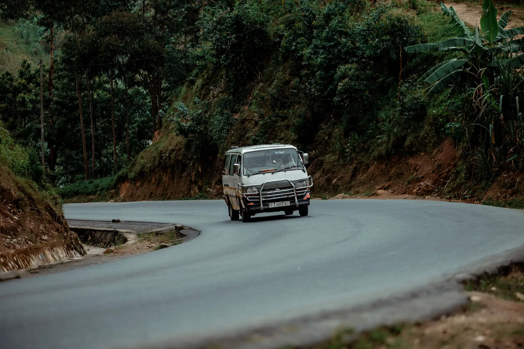A Tanzanian dala dala shared minibus